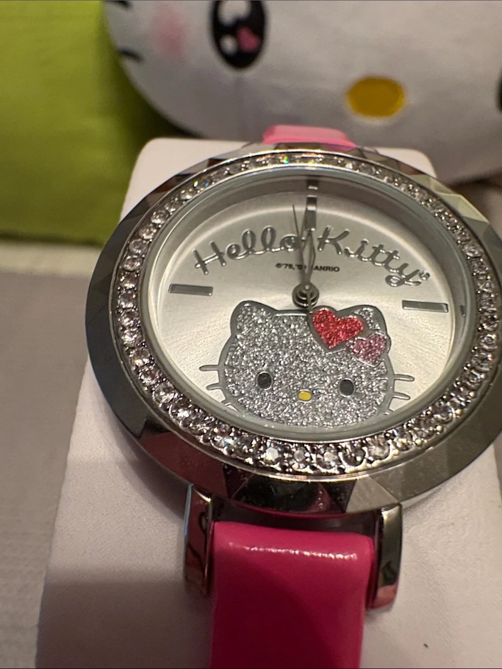 Sanrio NWT Hello Kitty Backpack & PRE OWNED Crystal Bow Watch Box Set